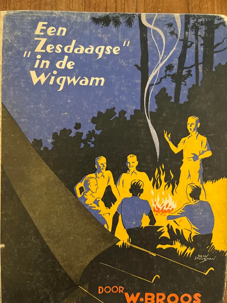 Een "Zesdaagse" in de Wigwam - W. Broos (1930s), Ophalen of Verzenden, Gelezen, Nederland