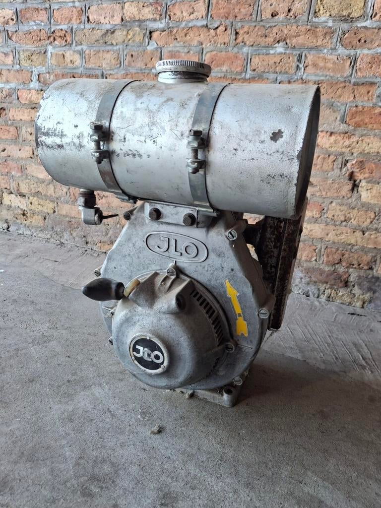 JLO Motor - Vintage tweetakt benzinemotor, Ophalen of Verzenden, Gebruikt, Benzinemotor