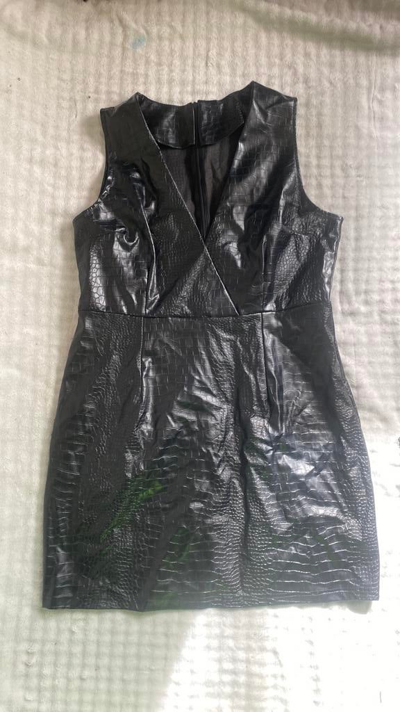 Fake Skin dames dress, Ophalen, Zo goed als nieuw, Zwart