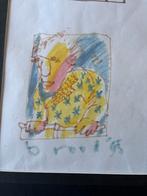 Herman Brood tekening originele, Ophalen of Verzenden