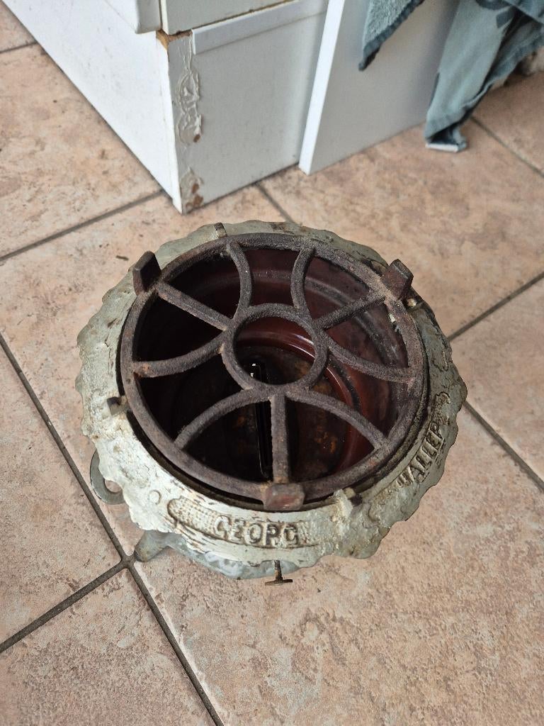 Georg Haller Ottensen Hamburg Drg petroleum stel 1 pits pit, Antiek en Kunst, Antiek | Emaille, Ophalen of Verzenden