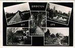 Epe Gld, Groeten uit Epe collagekaart, gelopen 1943, Verzenden, 1940 tot 1960, Gelopen, Gelderland