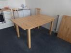eettafel - ikea norden - masief berken, Ophalen, 50 tot 100 cm, Zo goed als nieuw, Vijf personen of meer