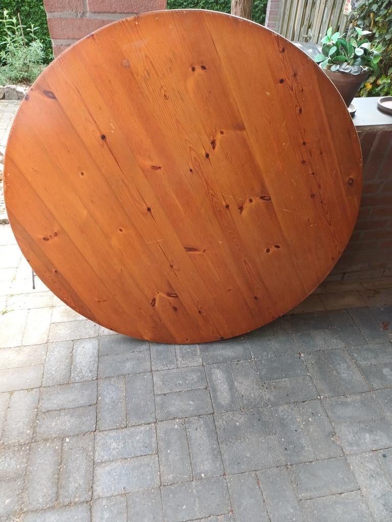 Massief Grenen tafelblad 120 cm x 6,5 cm dik, Ophalen, Rechthoekig, 100 tot 150 cm, 100 tot 150 cm