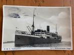 1933 DMS Indrapoera - NV Rotterdamsche Lloyd, Ophalen of Verzenden, Gebruikt, Motorboot, Kaart, Foto of Prent