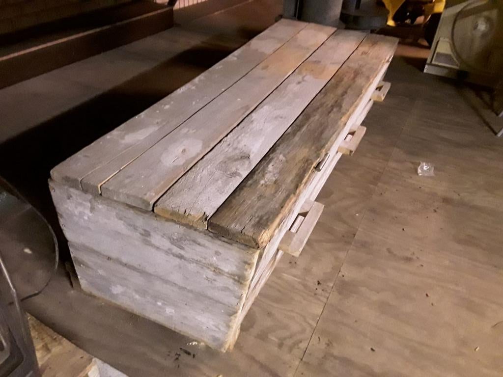 Houten doodskist  decoratie, Ophalen, Versiering