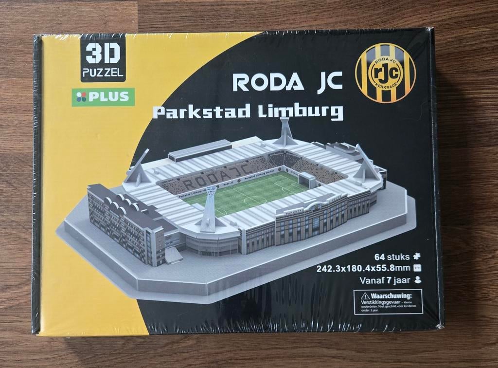 Roda JC Parkstad Limburg Stadion 3D Puzzel Limited Edition, Ophalen of Verzenden, Minder dan 500 stukjes, Nieuw, Rubik's of 3D-puzzel