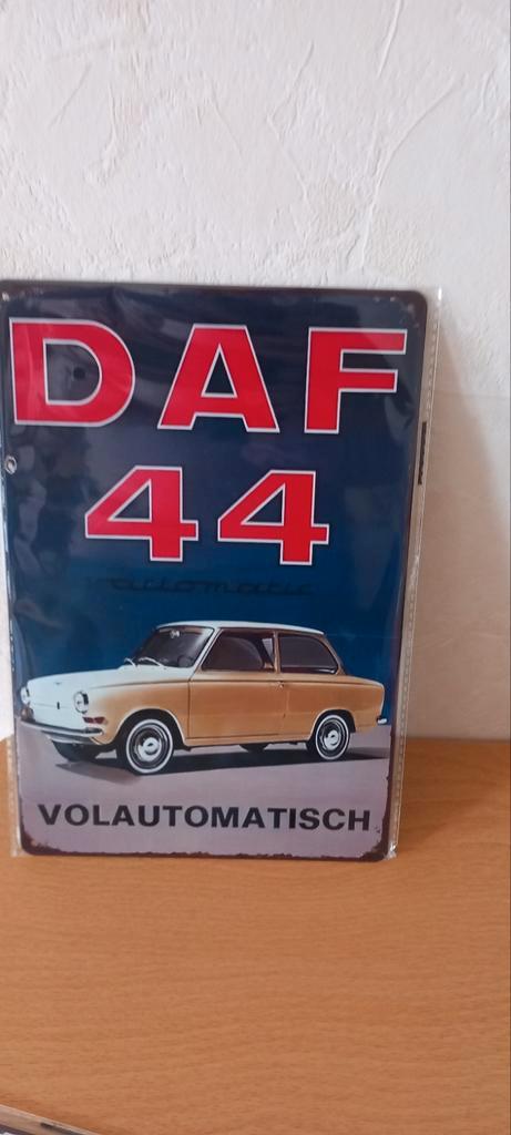 Nieuw Blikken Bord DAF 44 Volautomaat 20x30 cm, Verzamelen, Automerken, Motoren en Formule 1, Ophalen of Verzenden