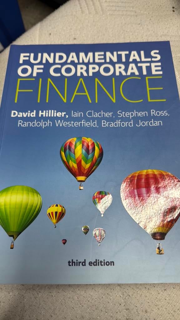 Fundamentals of corporate finance, Ophalen of Verzenden, Beta, Zo goed als nieuw, WO
