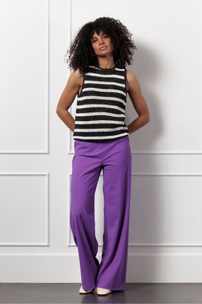 Studio anneloes flared pantalon nieuw, Studio Anneloes, Paars, Nieuw, Ophalen of Verzenden