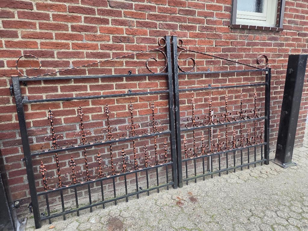 sierhekwerk, Tuin en Terras, Tuinhekken en Hekwerk, Ophalen, Met poort, Gebruikt, Sierhekwerk