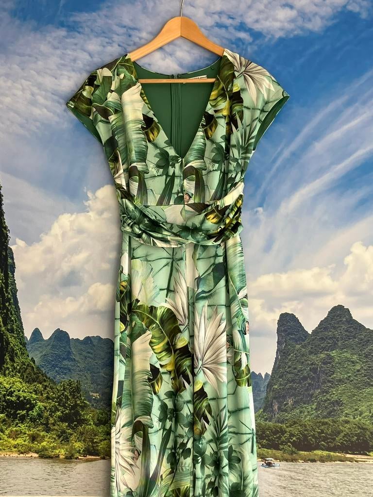 Summer Floral Jumpsuit GUESS by Marciano, Verzenden, Zo goed als nieuw, Maat 38/40 (M), Groen