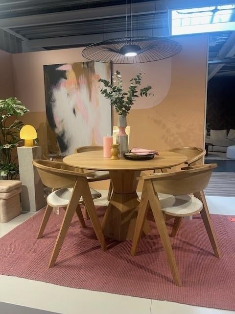 Eetkamer set Lotus, Ophalen, Nieuw, 4 tot 6 stoelen