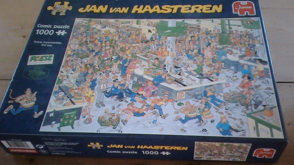 Jan van Haasteren, Verzenden, 500 t/m 1500 stukjes, Zo goed als nieuw