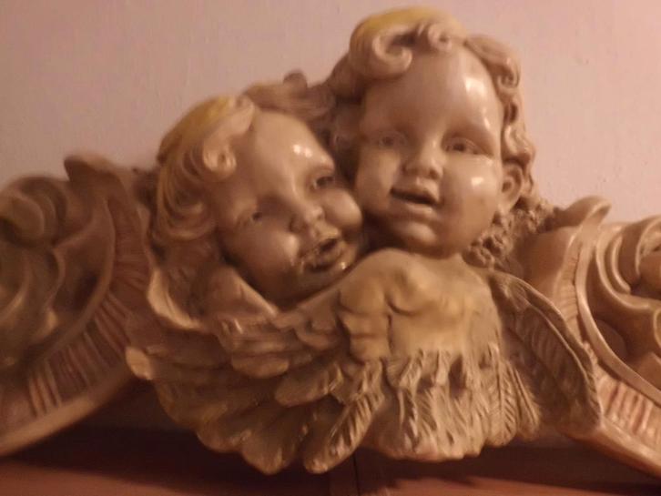 Prachtig ornament met engelen hoofdjes......., Antiek en Kunst, Curiosa en Brocante, Ophalen