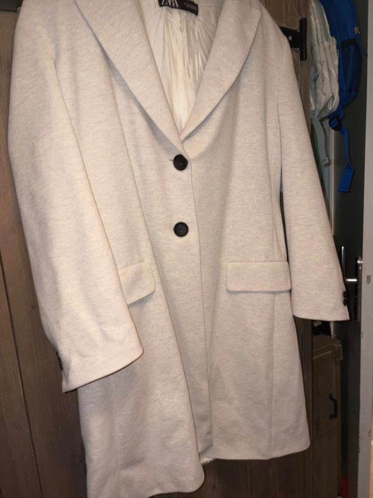 Zara tussenjas , manteljas beige maat XL, Ophalen of Verzenden, Zo goed als nieuw