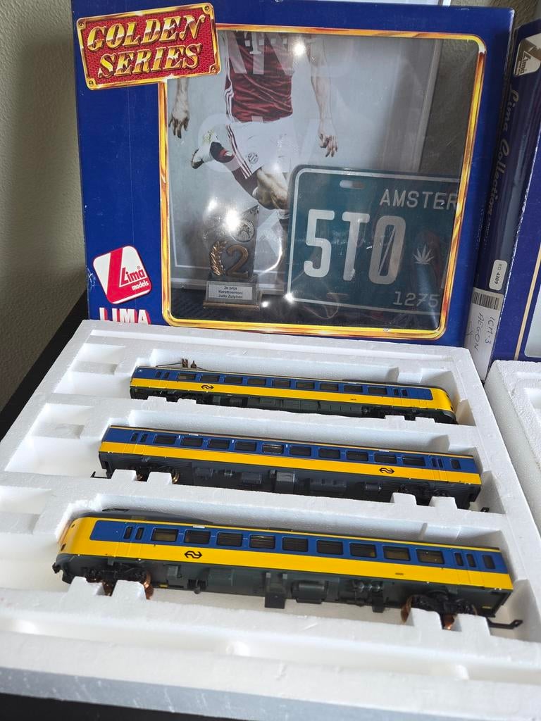 Mooie en goed rijdende Lima Koploper NS, Hobby en Vrije tijd, Modeltreinen | H0, Treinset, Gelijkstroom, Analoog, Ophalen of Verzenden