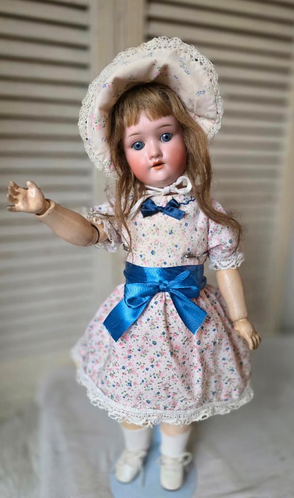 Antieke pop, walkure, kley & hahn meisje malnummer 250, Verzamelen, Poppen, Gebruikt, Pop, Ophalen