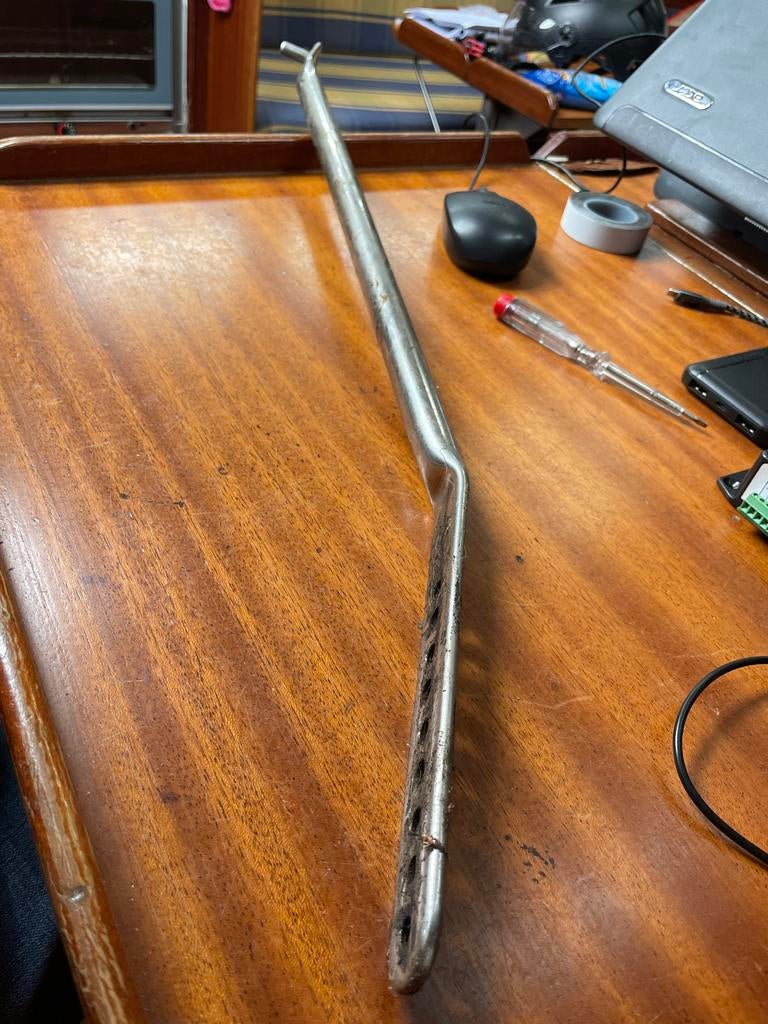 Roerstand fixatie boot, Watersport en Boten, Ophalen of Verzenden, Gebruikt, Dekbeslag, Zeilboot of Motorboot