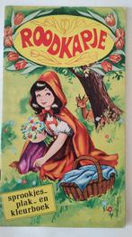 Roodkapje Sprookjes Plak- en Kleurboek - Vintage Kinderboek, Ophalen of Verzenden, Gelezen, Onbekend van sprookjes