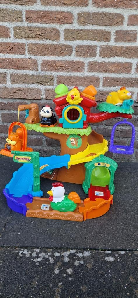 Compleet boomhuis met 4 auto's (nieuwe batterijen nodig), Ophalen, Gebruikt, Jongen of Meisje