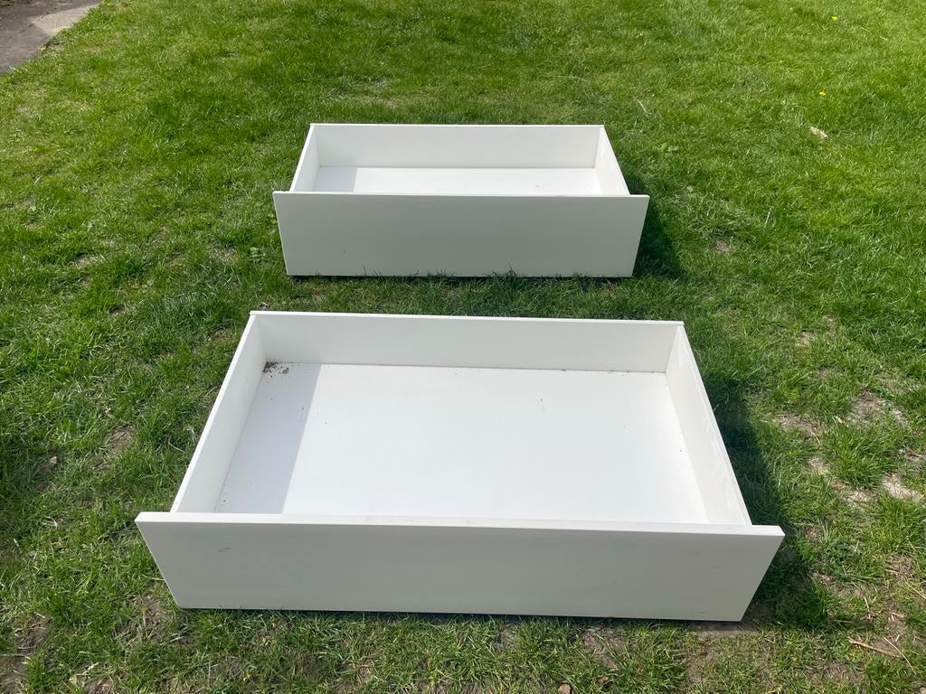 ikea Malm bedlades wit, Ophalen, Overige materialen, Gebruikt, 1 of 2 laden