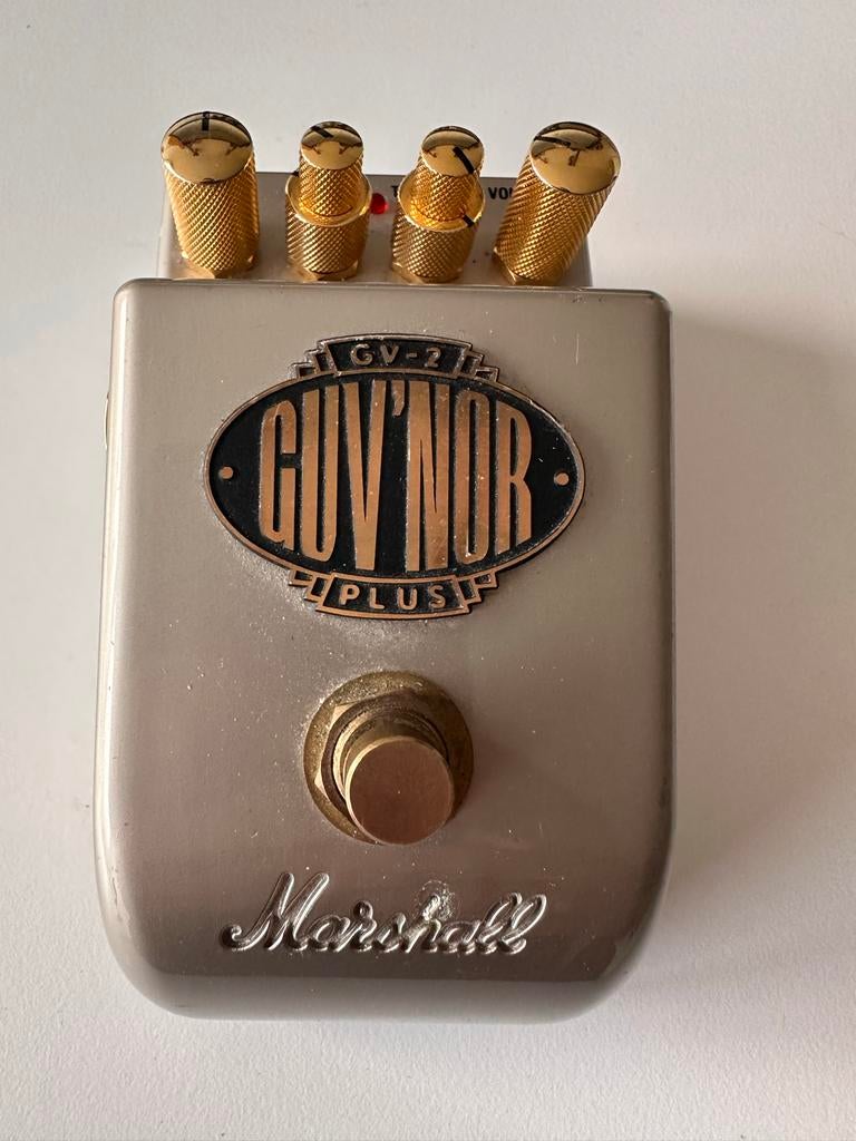 Marshall Guv'nor Plus GV-2 pedaal, Muziek en Instrumenten, Effecten, Ophalen of Verzenden, Zo goed als nieuw, Distortion, Overdrive of Fuzz