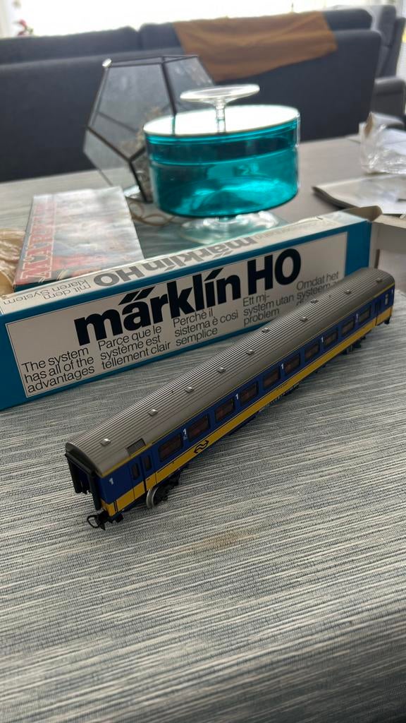 Märklin 4164 NS Intercity (ICR) 1e klas rijtuig, Hobby en Vrije tijd, Modeltreinen | H0, Ophalen, Wisselstroom, Wagon, Märklin