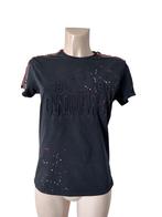 Dsquared shirt M, Kort, Zwart, Ophalen of Verzenden, Zo goed als nieuw