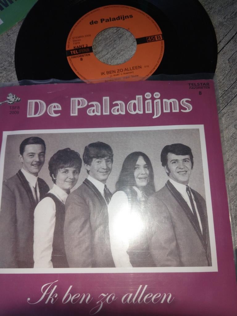 De Paladijns - 2 singles, Ophalen of Verzenden