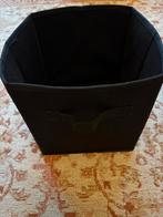 Zwarte Kallax mand - perfecte opberger!, Ophalen, Kunststof, Gebruikt, Mand