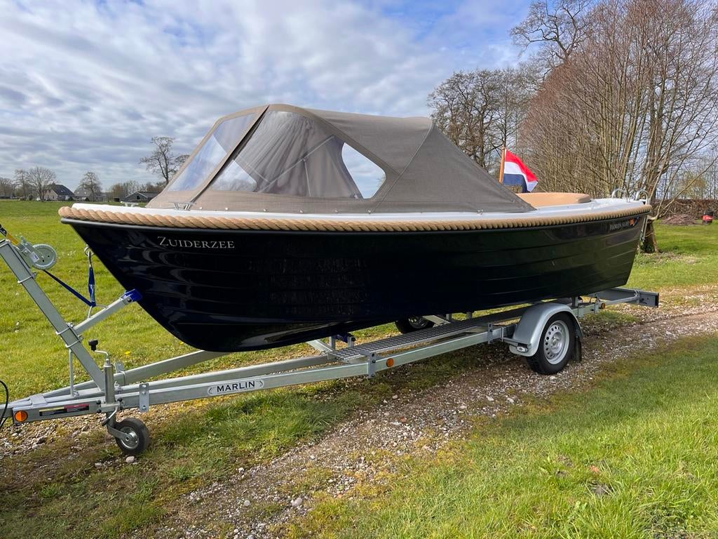 Florijn sloep 530xl  complete set met marlin trailer, Watersport en Boten, Sloepen, Ophalen, 10 tot 30 pk, Zo goed als nieuw, 3 tot 6 meter