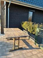 Teak tuintafel, Tuin en Terras, Ophalen, Gebruikt, Rechthoekig, Teakhout