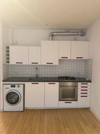 Complete keuken met inbouwapparatuur - zelf demonteren, Ophalen, Gebruikt, Wit, Enkelwandige keuken