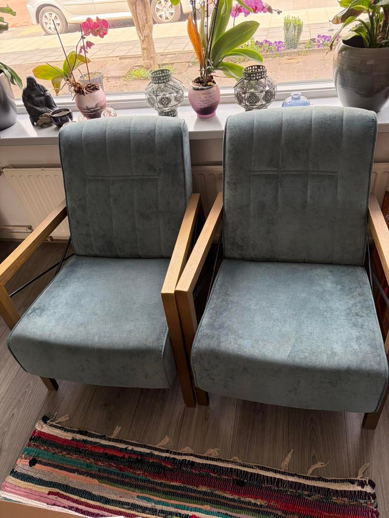 Setje stoelen, Ophalen, Zo goed als nieuw, 75 tot 100 cm, 50 tot 75 cm