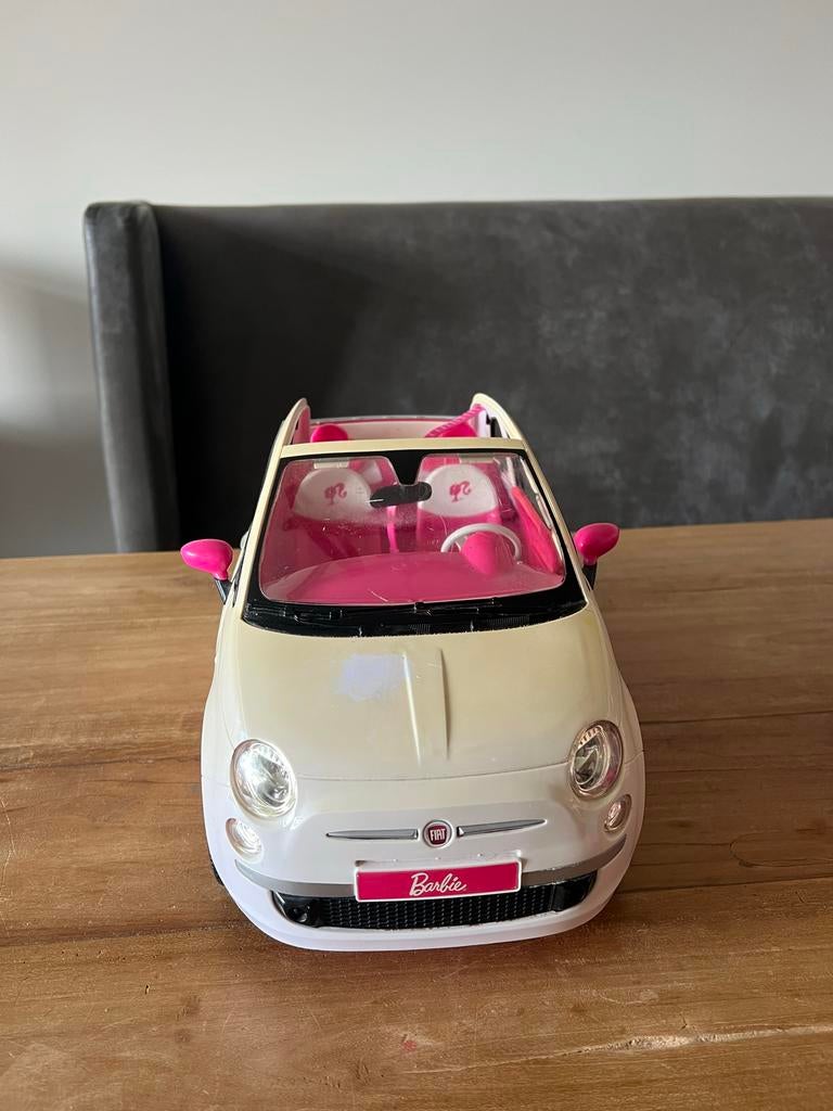 Barbie Fiat Cabrio met 2 Barbies, Ophalen, Gebruikt, Meisje