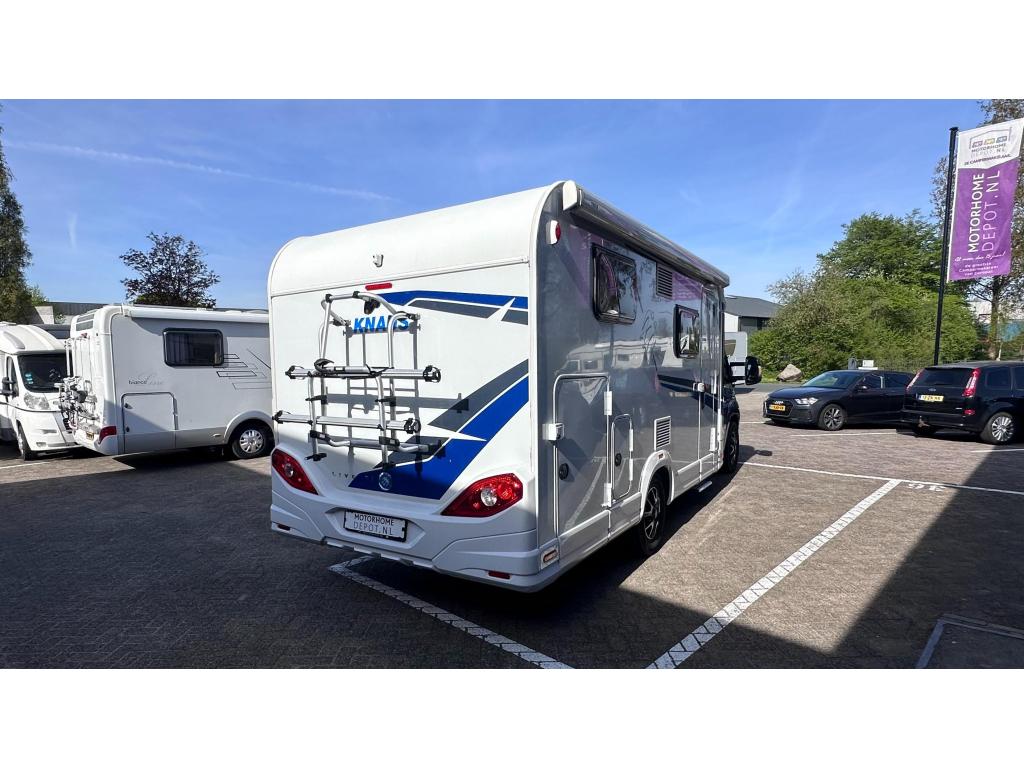 Knaus L!ve Ti Automaat Euro 6 140PK in nieuwstaat!, Caravans en Kamperen, Campers, Koelkast, Fiat, Bedrijf, Tot en met 3