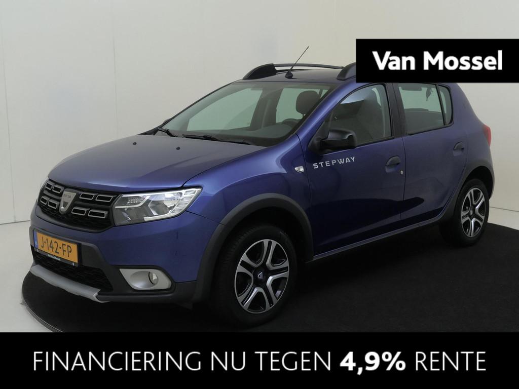 Dacia Sandero 1.0 TCe Bi-Fuel Stepway Serie Limitee 15th Ann, Auto's, Euro 6, 580 kg, Blauw, Origineel Nederlands