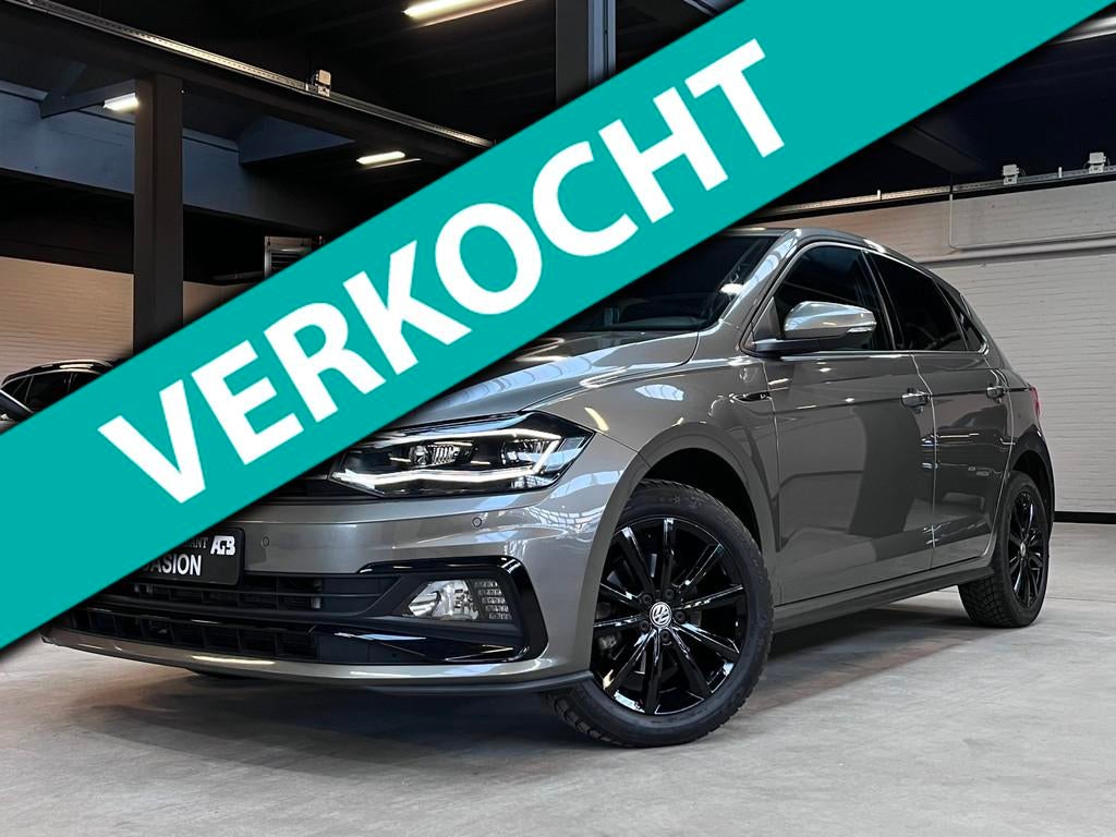Volkswagen Polo 1.0 TSI R- Line 3X Automaat/Virtual/ACC/Carp, Auto's, Volkswagen, Adaptive Cruise Control, Gebruikt, Euro 6, 49 €/maand