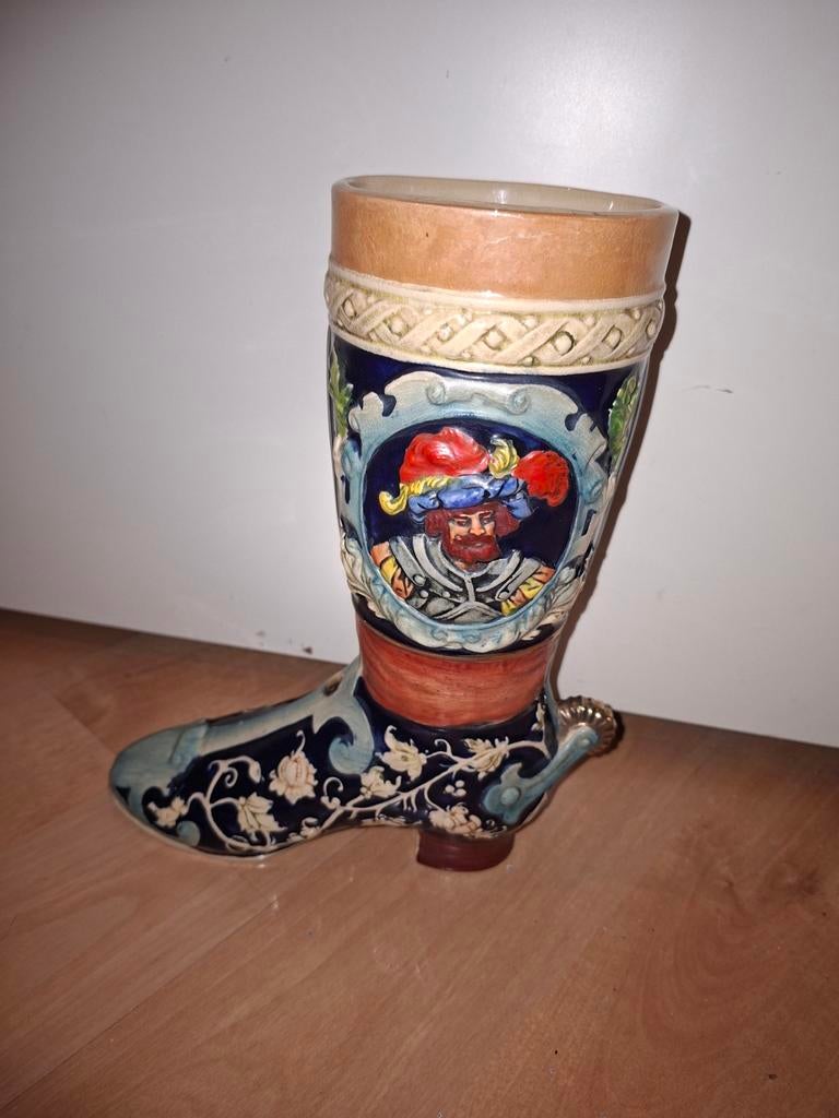 Vintage keramische laars, Ophalen of Verzenden