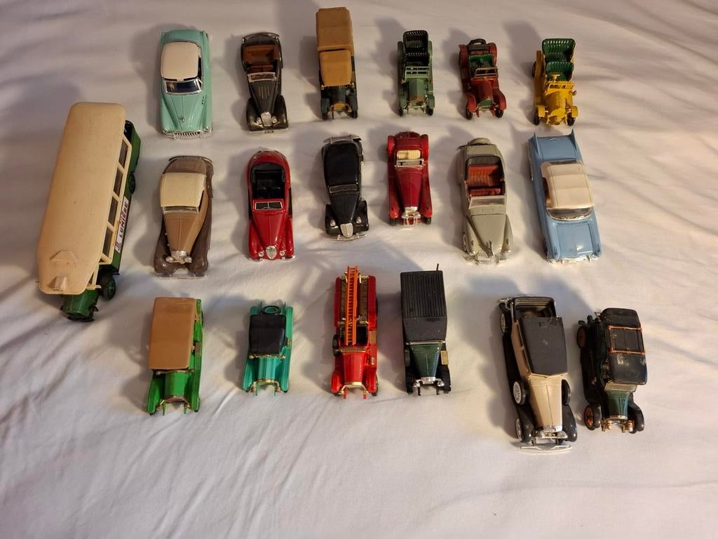 Grote verzameling oude Matchbox en Solido oldtimers, Gebruikt, 1:50 of kleiner, Overige typen, Ophalen