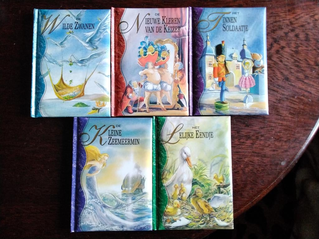 Hans christian andersen sprookjeskoffer compleet, 5 boekjes,, Boeken, Kinderboeken | Kleuters, Hans Christian Andersen, Jongen of Meisje