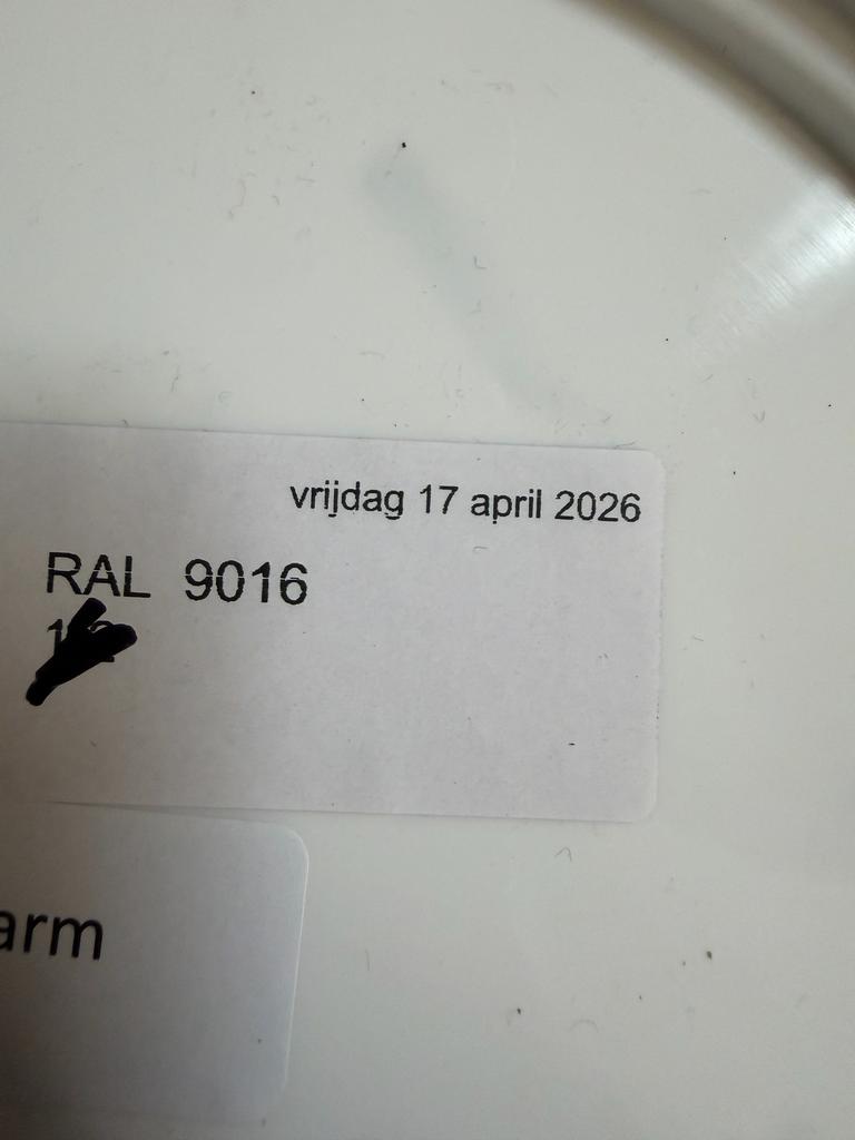 Ral 9016, witte muurverf voor binnen en buiten 2,5liter, Hobby en Vrije tijd, Schilderen, Ophalen, Nieuw, Acrylverf