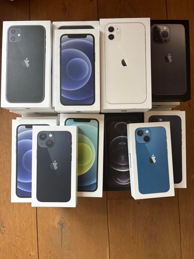 Partij lege originele iPhone doosjes (diverse modellen), Ophalen of Verzenden, Zo goed als nieuw, Overige typen, Apple iPhone