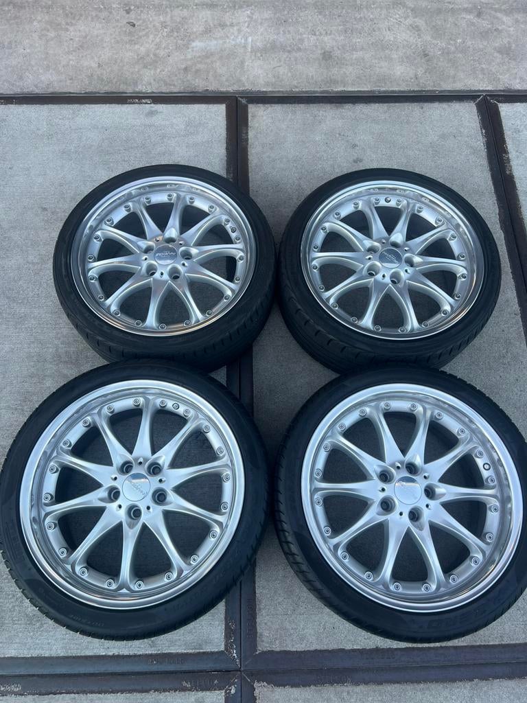 Hartge Velgen 20inch 5x120 Pirelli Banden, Ophalen of Verzenden, Zomerbanden, Velg(en)
