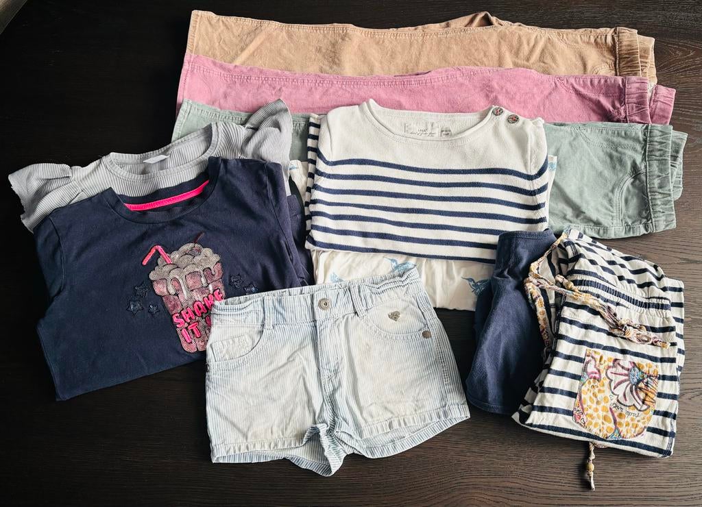 Pakket meisjeskleding | Maat 122-128, Kinderen en Baby's, Kinderkleding | Maat 128, Ophalen of Verzenden, Gebruikt, Meisje, Setje