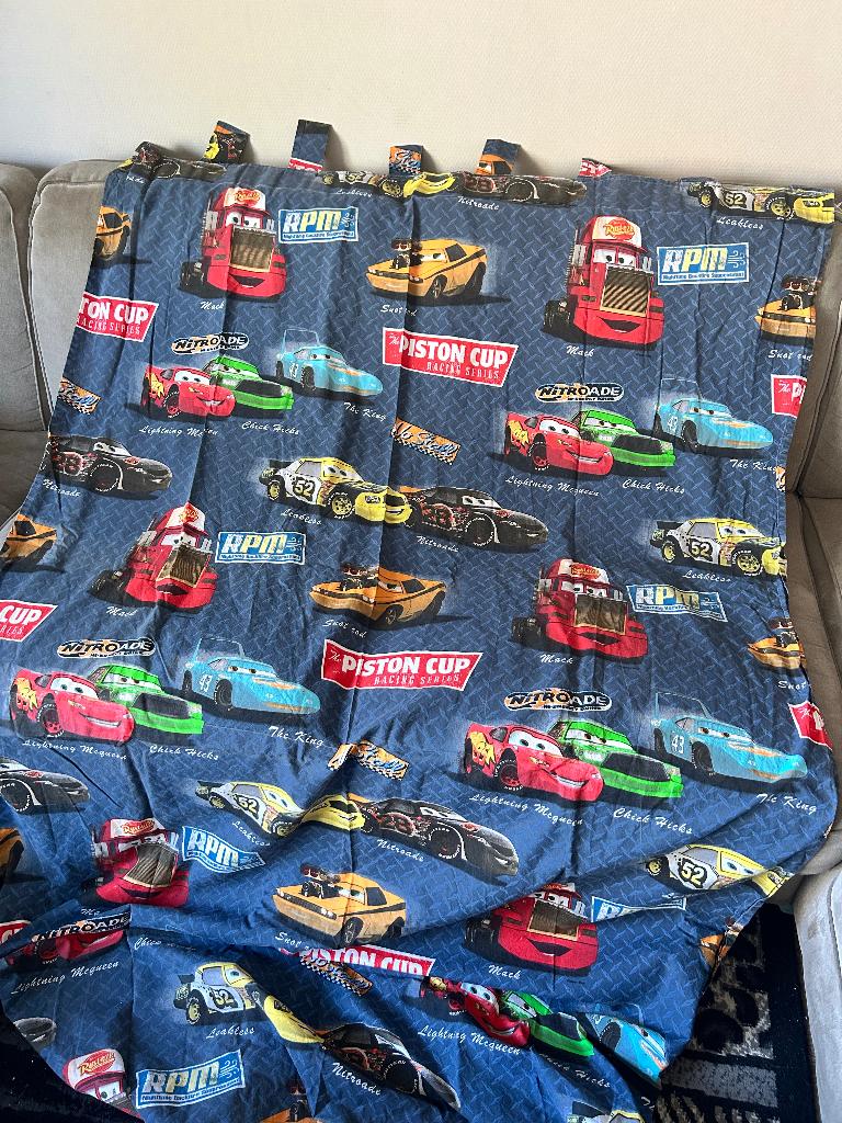 Disney Cars beddengoed en gordijn, Ophalen, Gebruikt