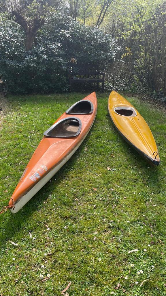 Kajaks 1 persoons en 2 persoons, Watersport en Boten, Kano's, Zo goed als nieuw, Overige typen, Ophalen