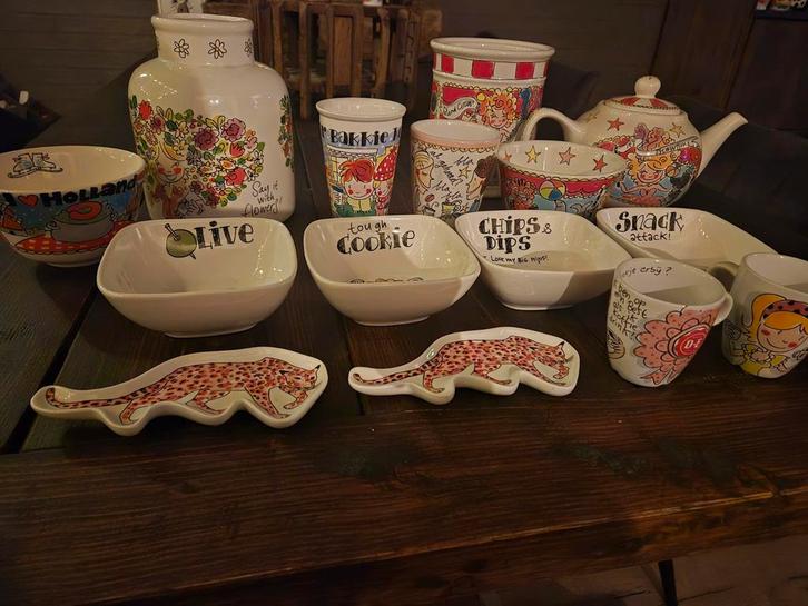 Diverse Blond Amsterdam items -  blond vaas is verkocht!, Huis en Inrichting, Keuken | Servies, Zo goed als nieuw, Overige typen