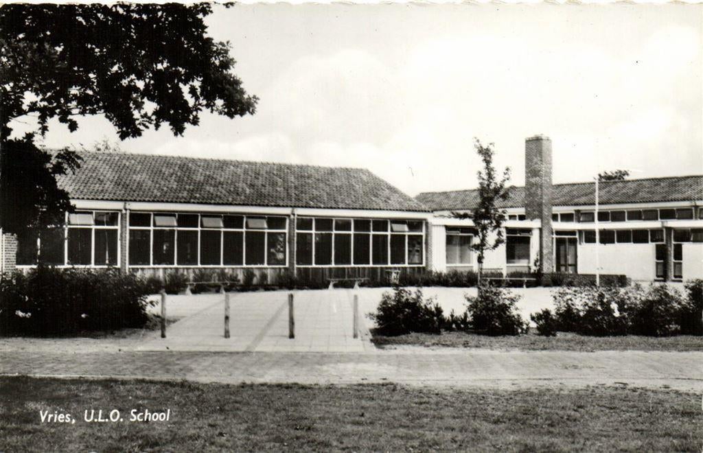 Vries, U.L.O. School - ongelopen, Ophalen of Verzenden, Voor 1920, Ongelopen, Drenthe